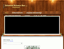 Tablet Screenshot of islamiat-science.com